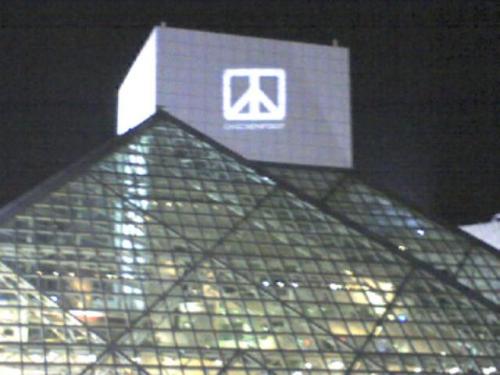 Chickenfoot logo on Rock Hall